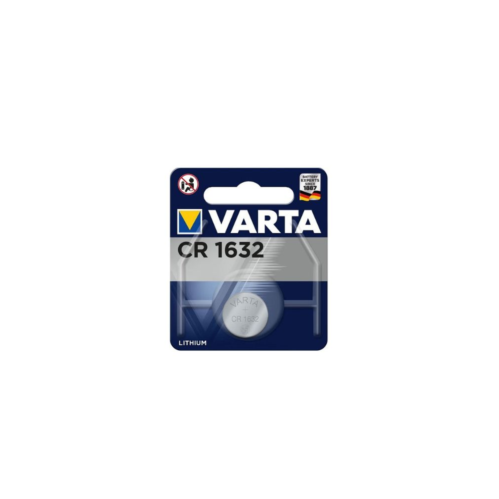 Pile bouton CR1632 Lithium 3 Volts 140 mAh Varta®