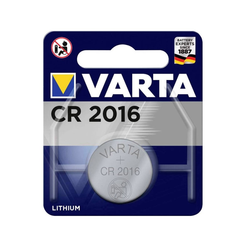 Pile bouton CR2016 Lithium 3 Volts 90 mAh Varta