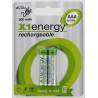 2 Accus Rechargeables HR03 800 mAh X1 Energy
