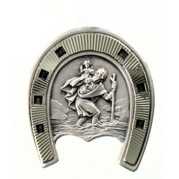 Magnet Médaille de Saint Christophe Fabrication Artisanale