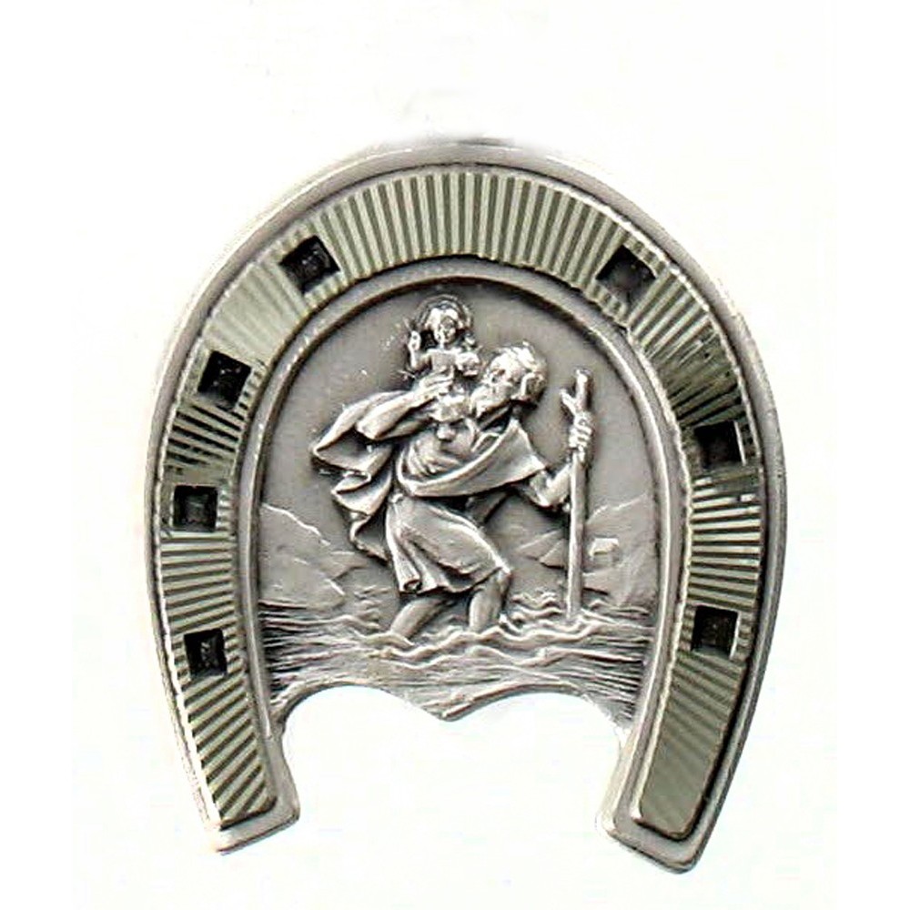 Magnet Médaille de Saint Christophe Fabrication Artisanale