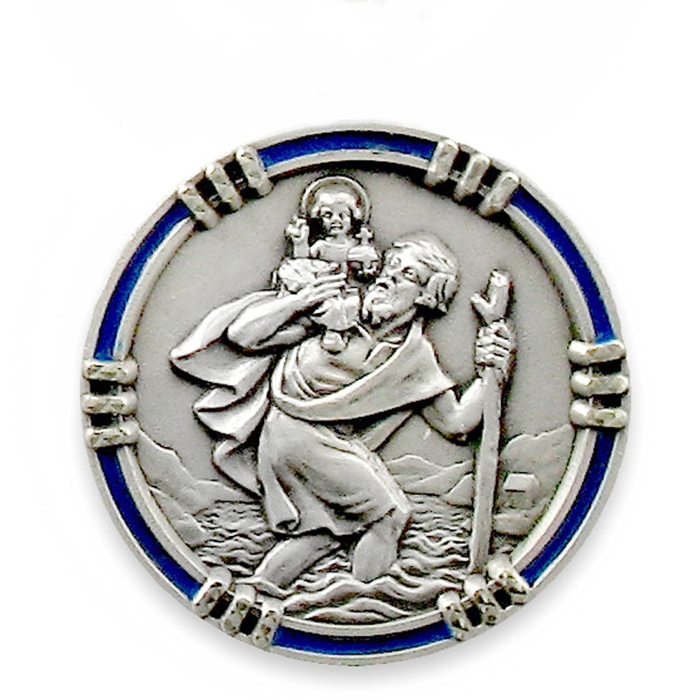 copie de Magnet Médaille de Saint Christophe  Fabrication Française Artisanale