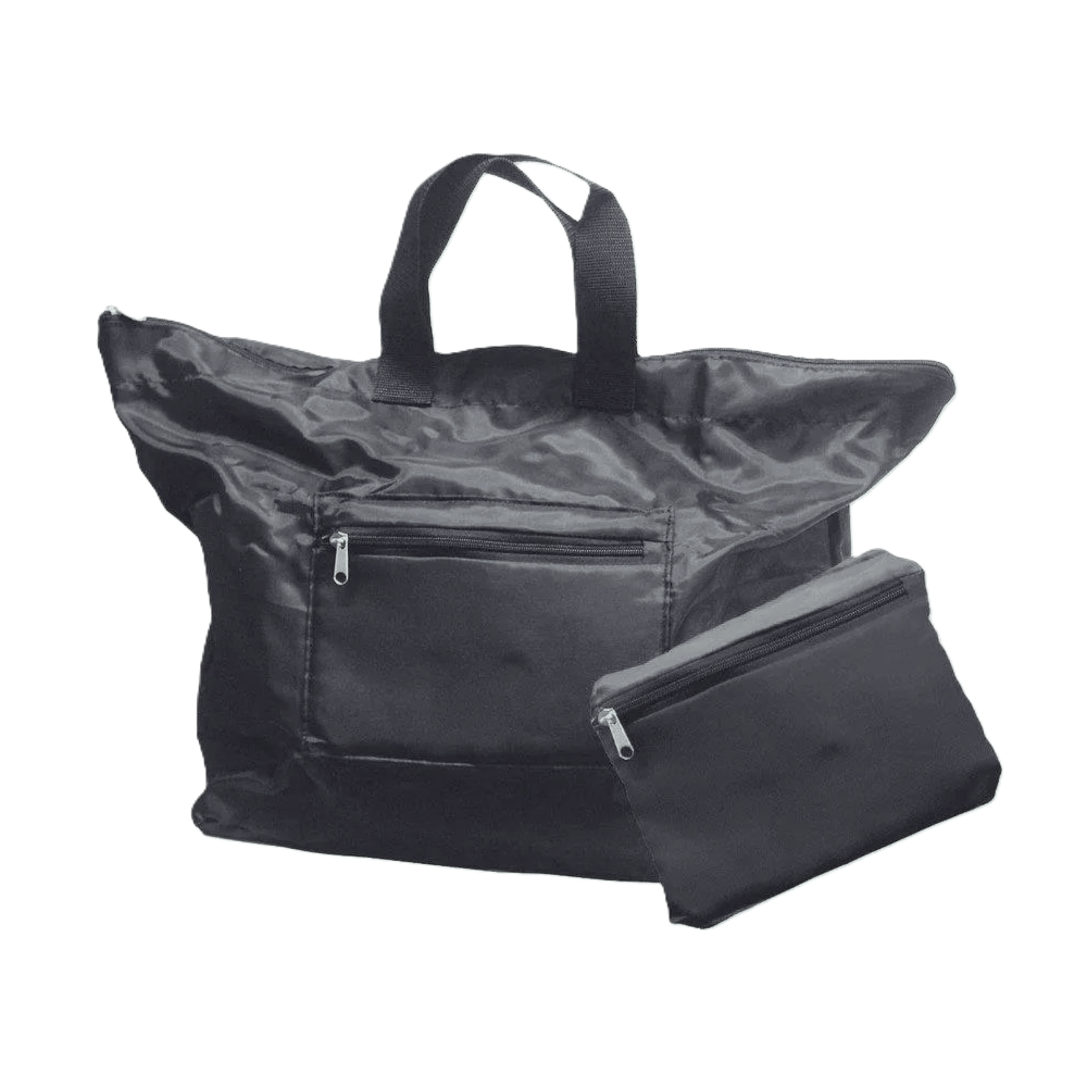 Sac Cabas de Courses Noir Pliable Réutilisable et Esthétique de 25 litres Davidt'S