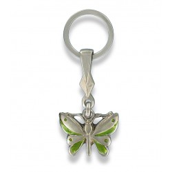 Porte clés papillon en métal. rebut.karine@orange.fr