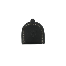 Porte-Monnaie Cuvette Noir en Simi Cuir