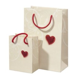 Lots de 10 Sacs Papier Love Haut de Gamme 170gr