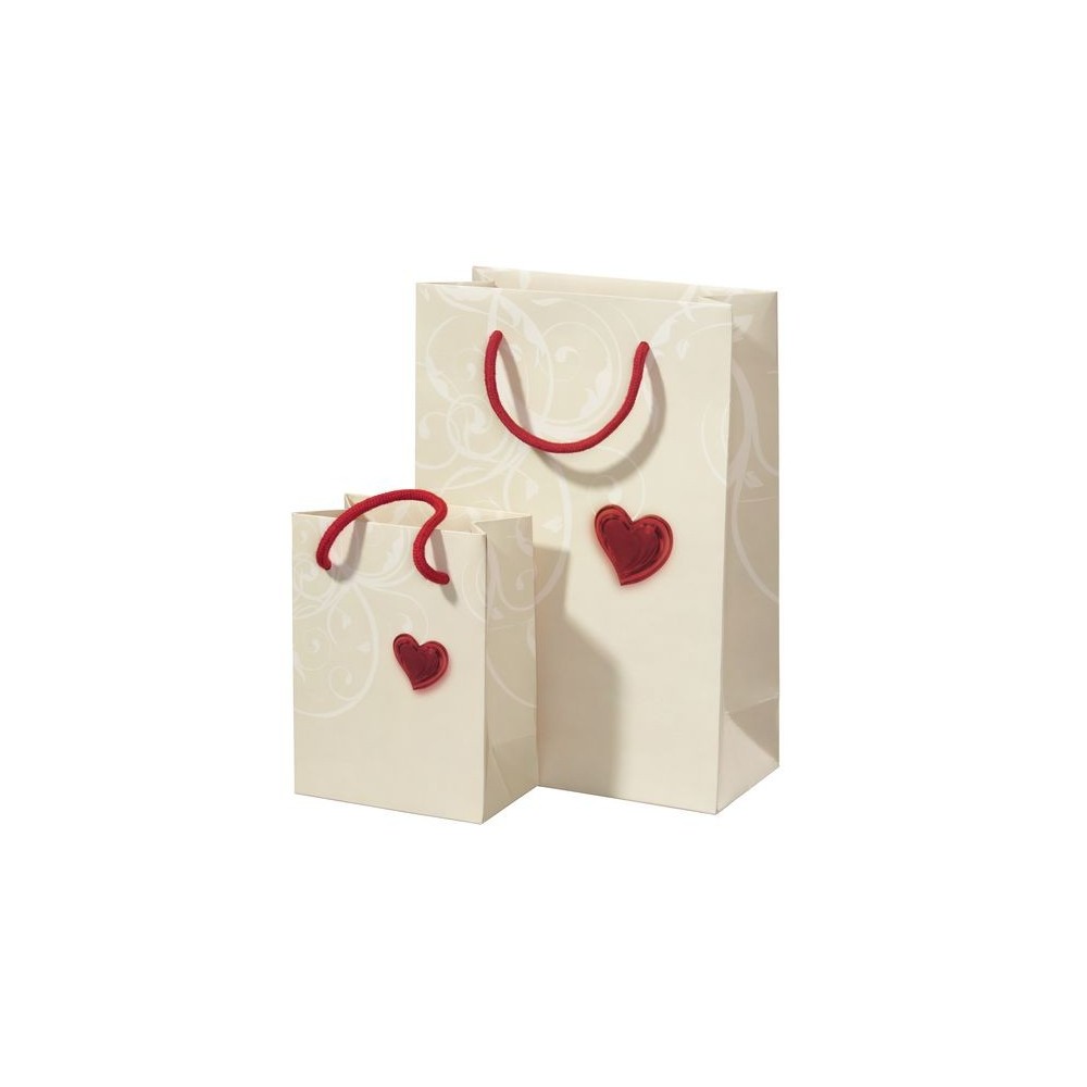 Lots de 10 Sacs Papier Love Haut de Gamme 170gr