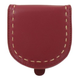 Porte-Monnaie Cuvette Rouge en Simi Cuir