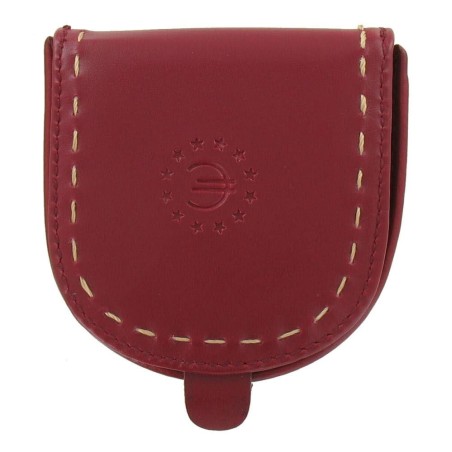 Porte-Monnaie Cuvette Rouge en Simi Cuir