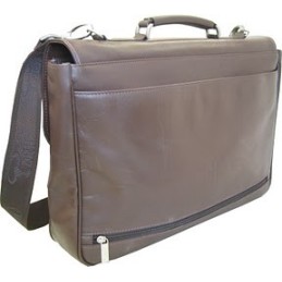 Porte-Document Marron Toril en Cuir Véritable 400x280x80mm