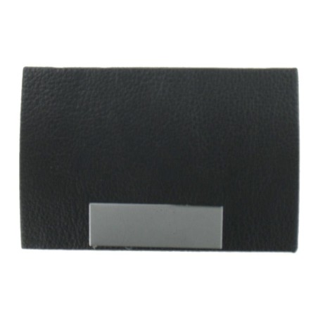 Porte-Carte de Luxe Noir en Inox 95x60x10mm